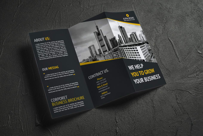 Gig Preview - Creat the modern brochure design that tells your story