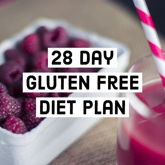 Gig Preview - Give you a 28 day gluten free diet plan with recipes