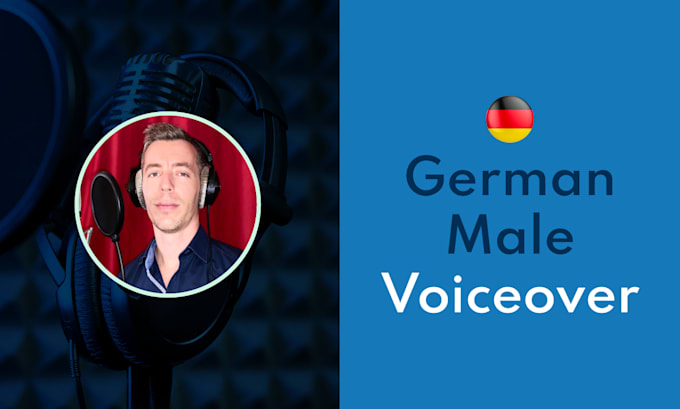 Gig Preview - Provide a german male voice over