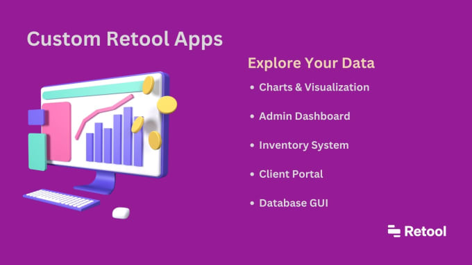 Gig Preview - Create a retool app for data management and integration