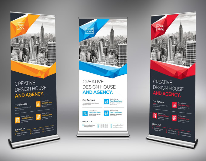 Bestseller - design eye catchy rollup, retractable, stand banner