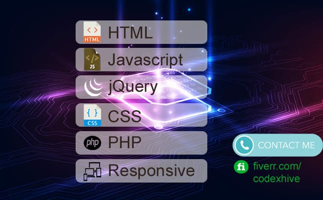 Gig Preview - Resolve all jquery,html,css,js,php bugs