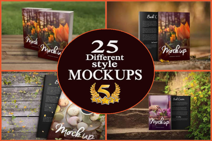 Gig Preview - Create amazing 3d book cover mockup in 25 different styles