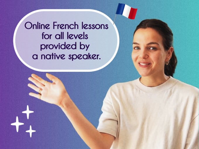 Gig Preview - Teach french lessons online