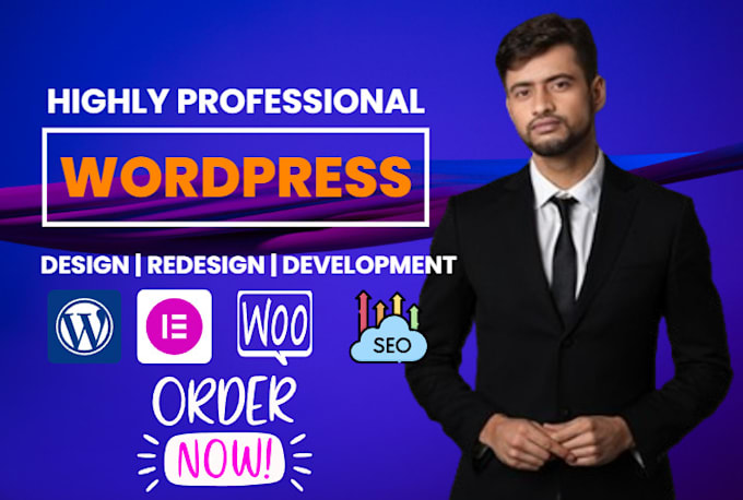 Gig Preview - Build wordpress website design development