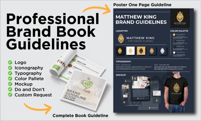 Gig Preview - Design custom professional branding guideline for you