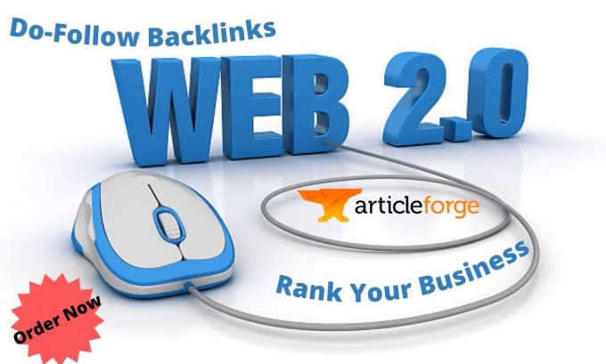 Gig Preview - Do web 2 0 do follow backlinks for your website