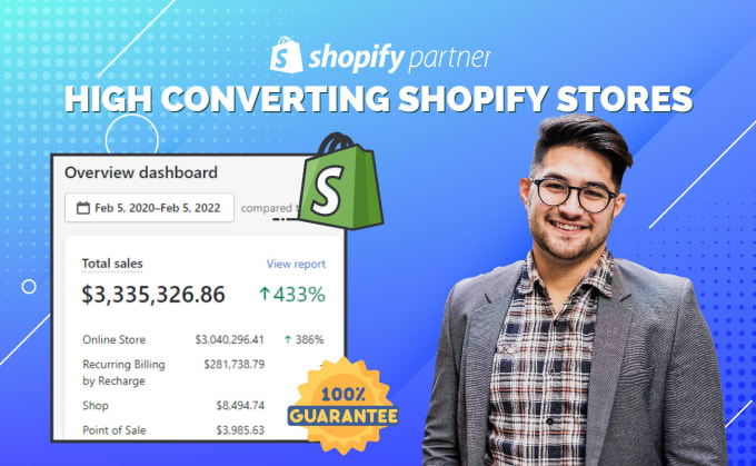 Bestseller - create shopify website design and redesign or shopify store design