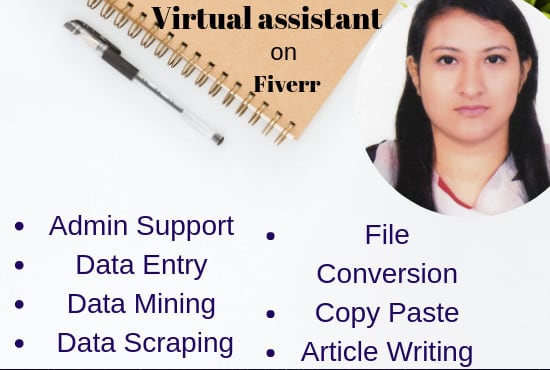 Gig Preview - Be your sincere and trustworthy virtual assistant