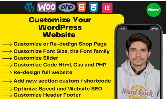 Bestseller - customize wordpress website theme with changes and update