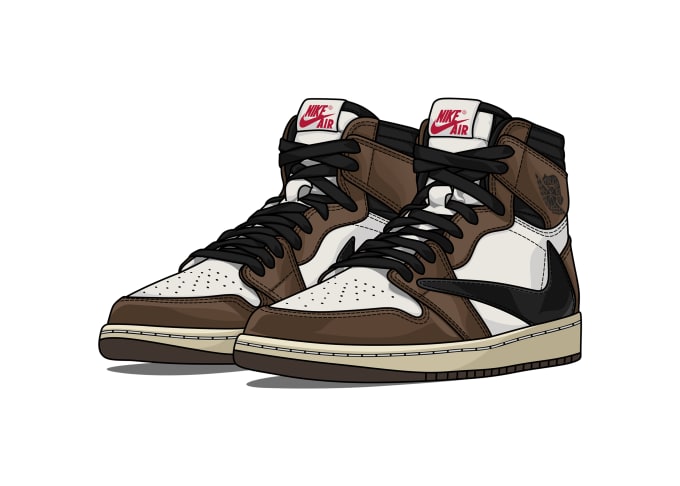 Gig Preview - Draw an amazing vector illustration of your sneakers in 24h