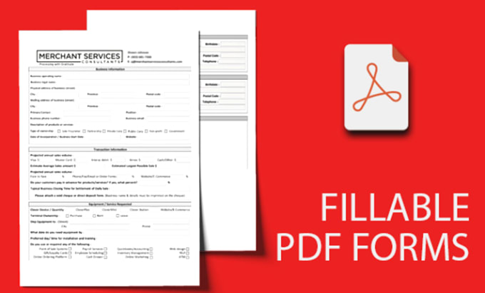 Gig Preview - Make fillable PDF form