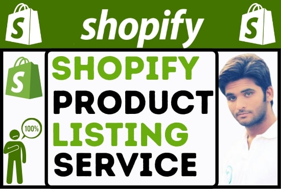 Gig Preview - Add products to shopify, shopify product upload, shopify product listing