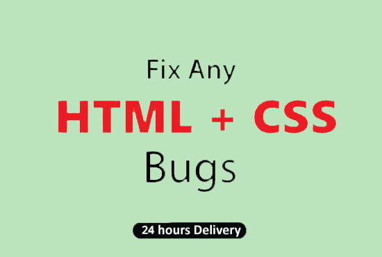 Gig Preview - Fix CSS issues in your website