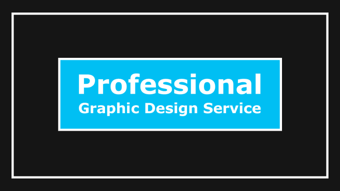 Gig Preview - Be your professional graphic designer