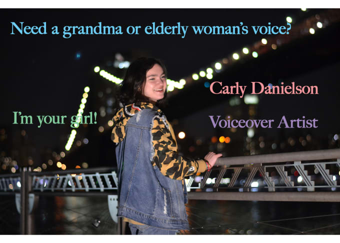 Gig Preview - Record a voiceover as an old woman