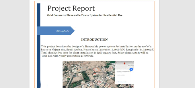 Gig Preview - Design solar projects for graduate and pg students