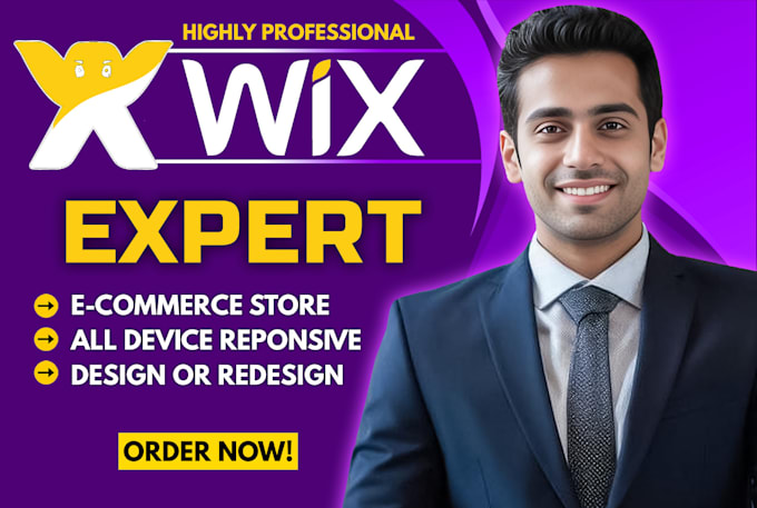 Bestseller - design wix website or wix website redesign and wix store website