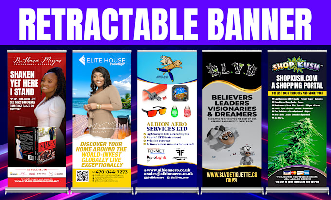 Gig Preview - Design a retractable banner design for you