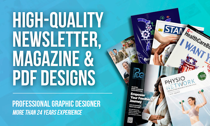 Gig Preview - Design a professional annual report, brochure or pdf newsletter with indesign