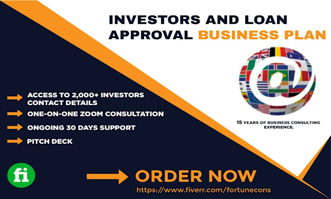 Bestseller - write investors ready and loan approval business plan