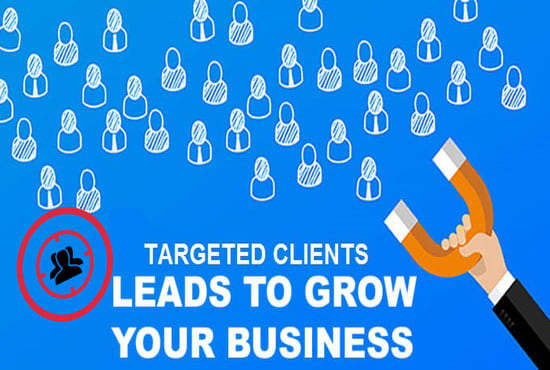 Gig Preview - Find targeted clients verified leads for your business