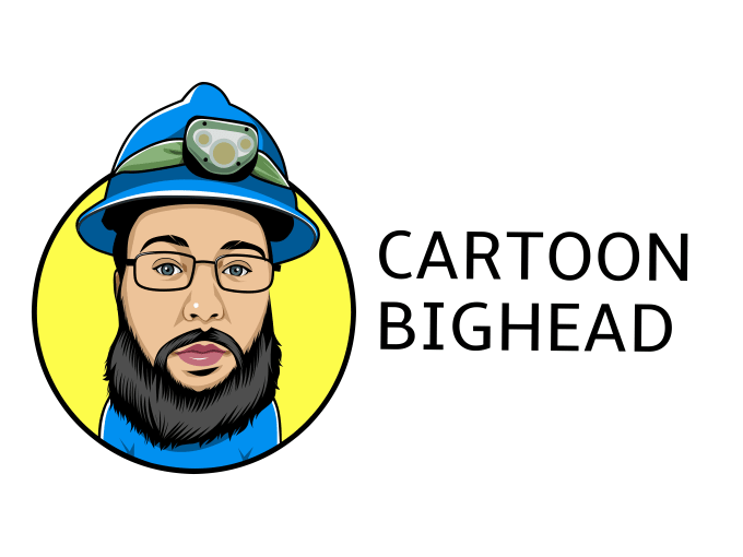 Gig Preview - Make your photo into a cartoon big head in my style