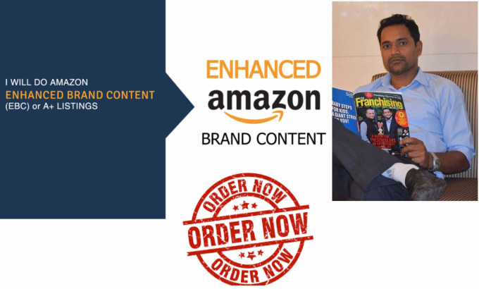 Gig Preview - Create amazon enhanced brand content ebc a plus