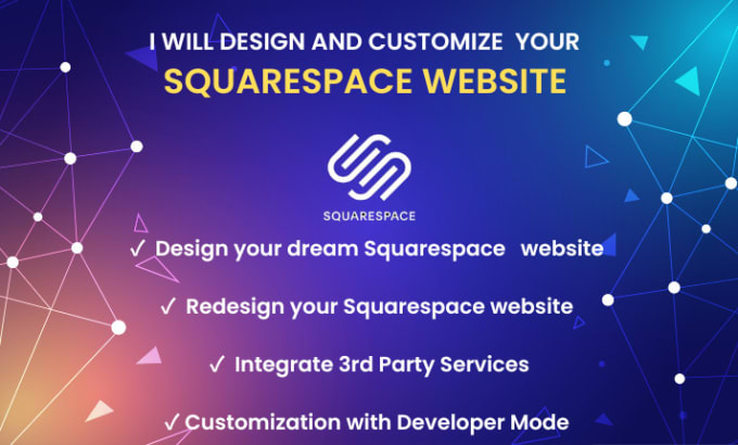 Gig Preview - Provide you customization,update and maintenance of squarespace website