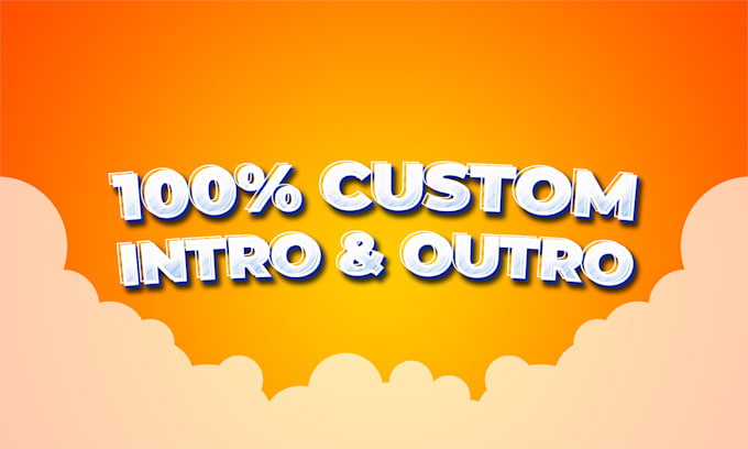 Gig Preview - Create custom intro, outro or logo animation for your youtube channel