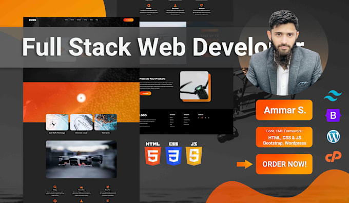 Gig Preview - Create wordpress websites and full stack web development