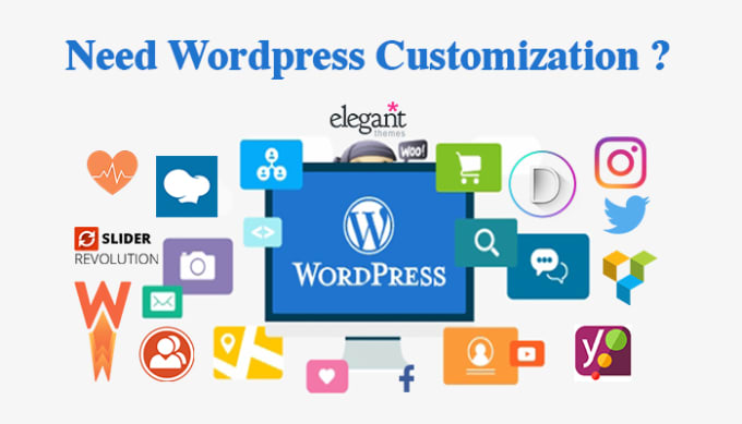 Gig Preview - Customize wordpress website or redesign wordpress site