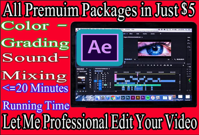 Gig Preview - Professionally edit your video in 24 hours