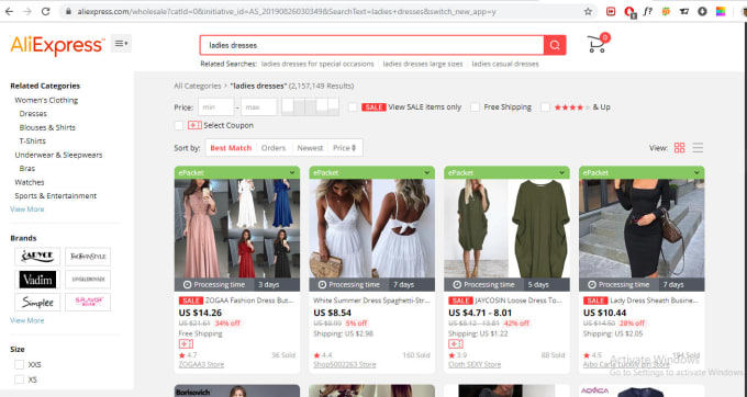 Gig Preview - Add 2000 top selling products from aliexpress by alidropship