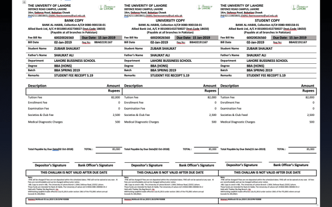 Gig Preview - Design challans and forms in microsoft word professionally