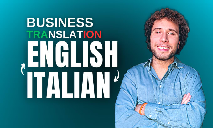 Gig Preview - Translate english to italian for your business