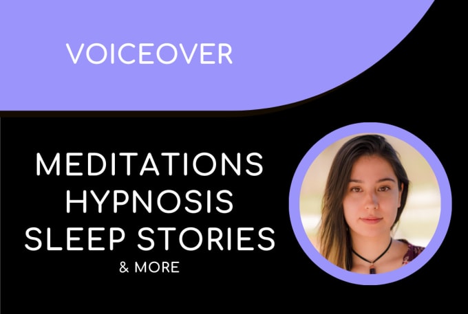 Gig Preview - Voice over a guided meditation, hypnosis, or affirmation