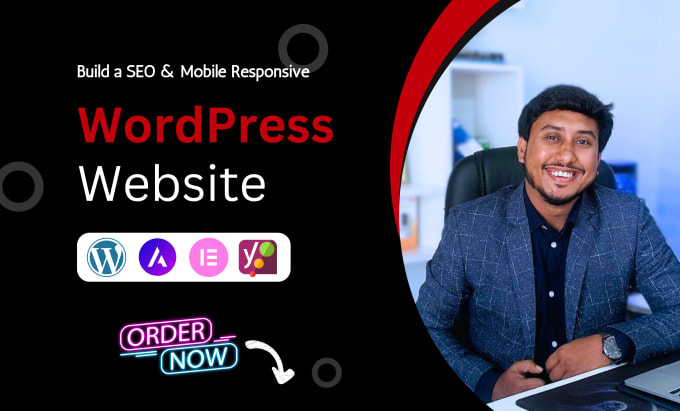 Bestseller - build a responsive wordpress website design with SEO that boosts your business