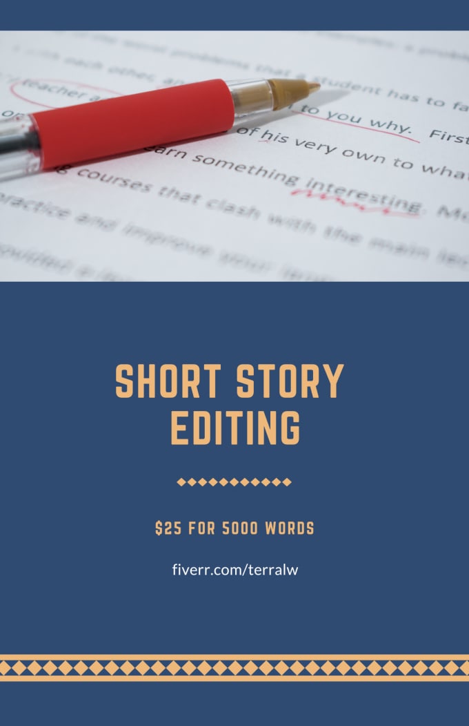 Gig Preview - Edit your short stories