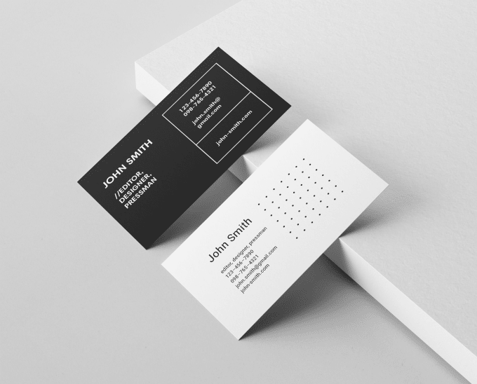 Gig Preview - Design an elegant business card