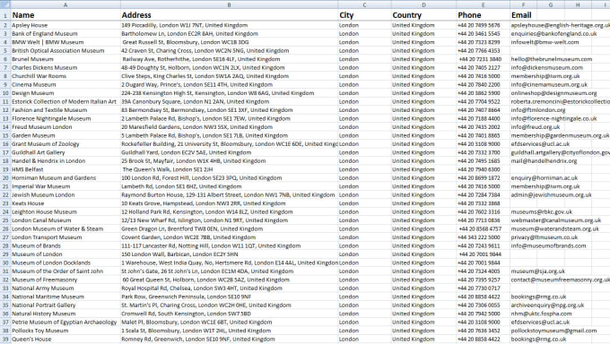 Gig Preview - Do web scraping, email extraction and data mining