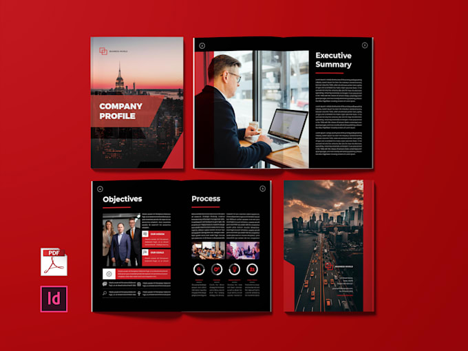 Gig Preview - Design a brochure, company profile, white paper or annual report