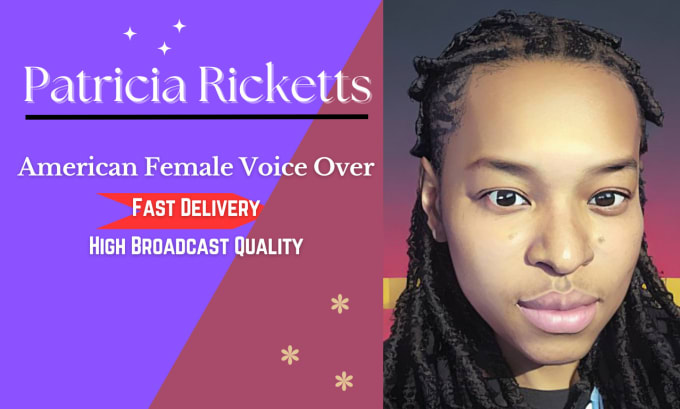 Gig Preview - Record a fast professional american female voiceover