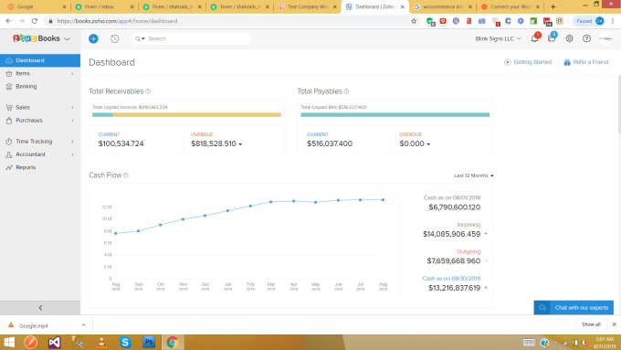 Gig Preview - Connect zoho crm with all zoho apps