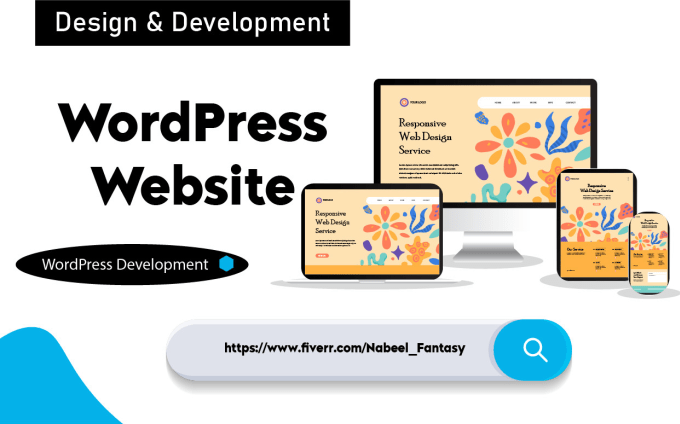 Gig Preview - Design and develop wordpress website for your business