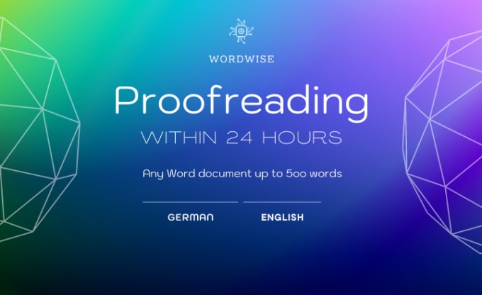 Gig Preview - Proofread 500 words within 24 hours