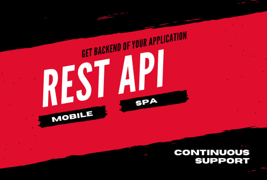 Gig Preview - Develop rest API backend for your app