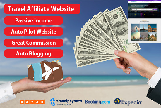 Bestseller - create affiliate travel website with travelpayouts