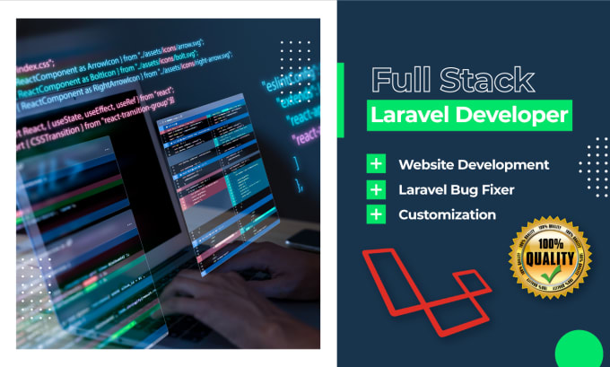 Gig Preview - Be your php laravel developer, bug fixer