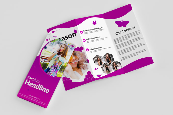 Gig Preview - Design professional trifold and bifold brochure